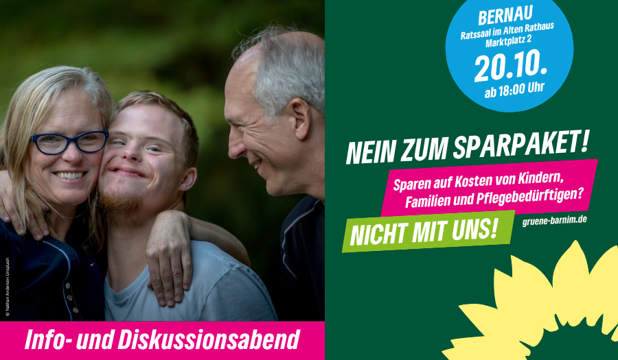 Info- und Diskussionsabend „Sparen auf Kosten von Kindern, Familien und Pflegebedürftigen?“