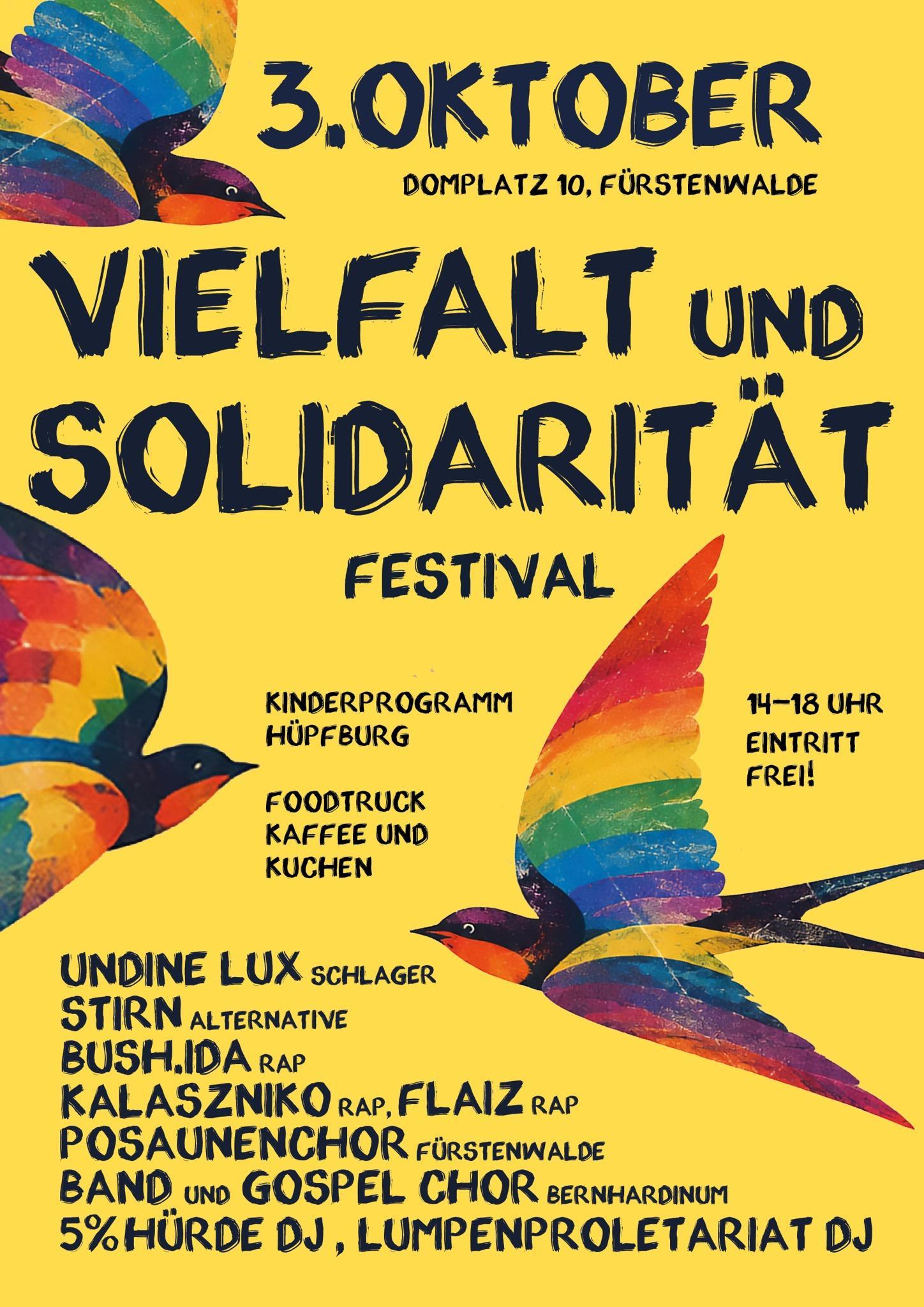 Festival für Vielfalt und Solidarität