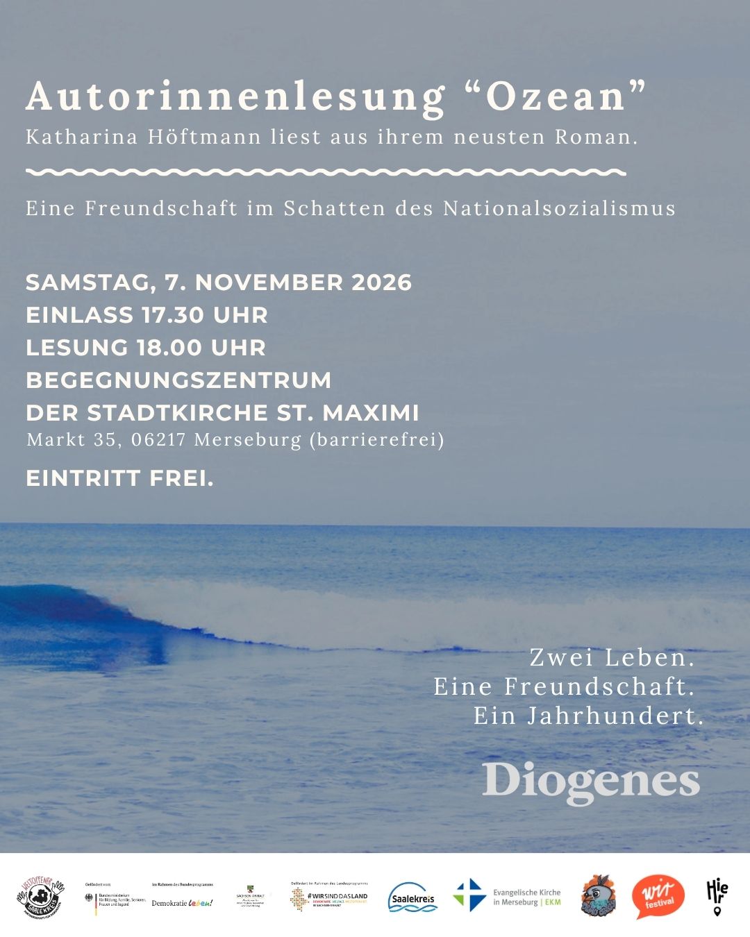 Autorinnenlesung „Ozean“ mit Katharina Höftmann