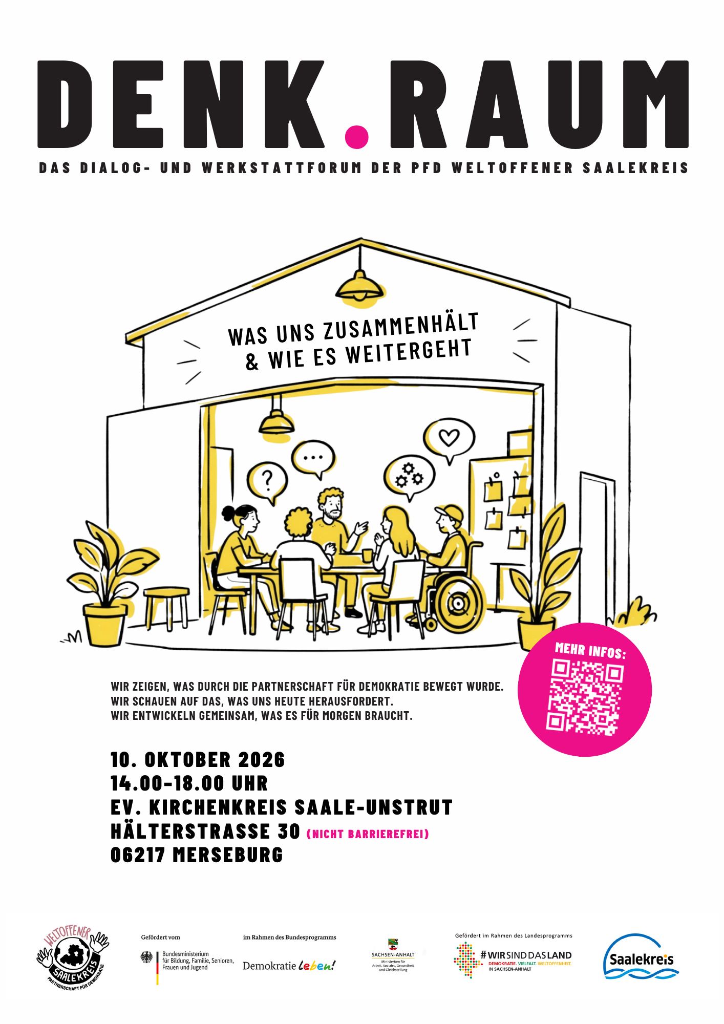 denk.raum | Dialog- und Werkstattforum der PfD Weltoffener Saalekreis