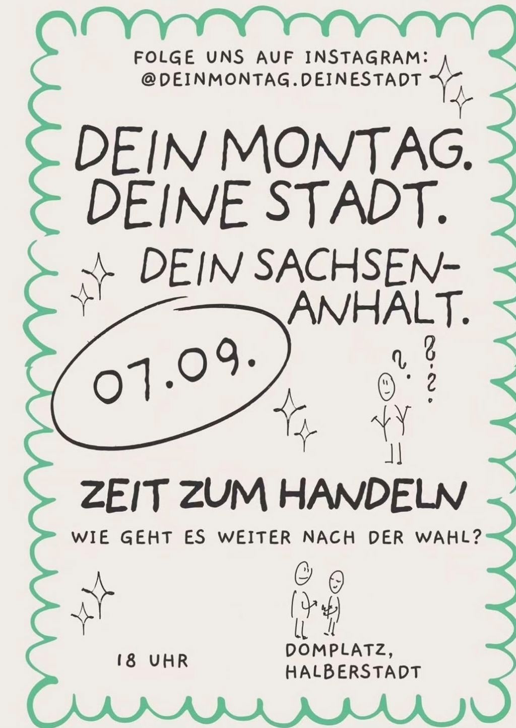 Wie weiter nach der Wahl? Dein Montag Deine Stadt - Dein Sachsen-Anhalt.