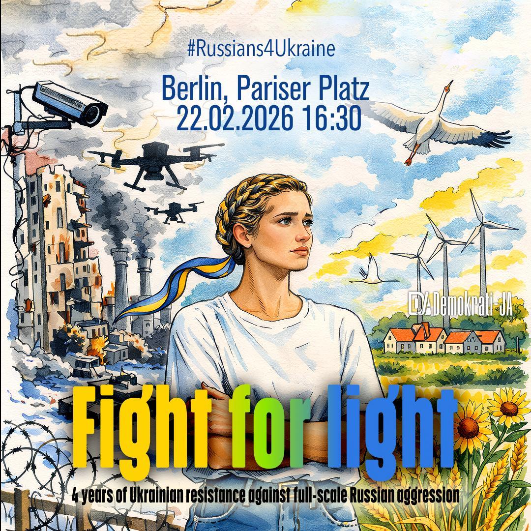 FIGHT FOR LIGHT  - #Russians4Ukraine