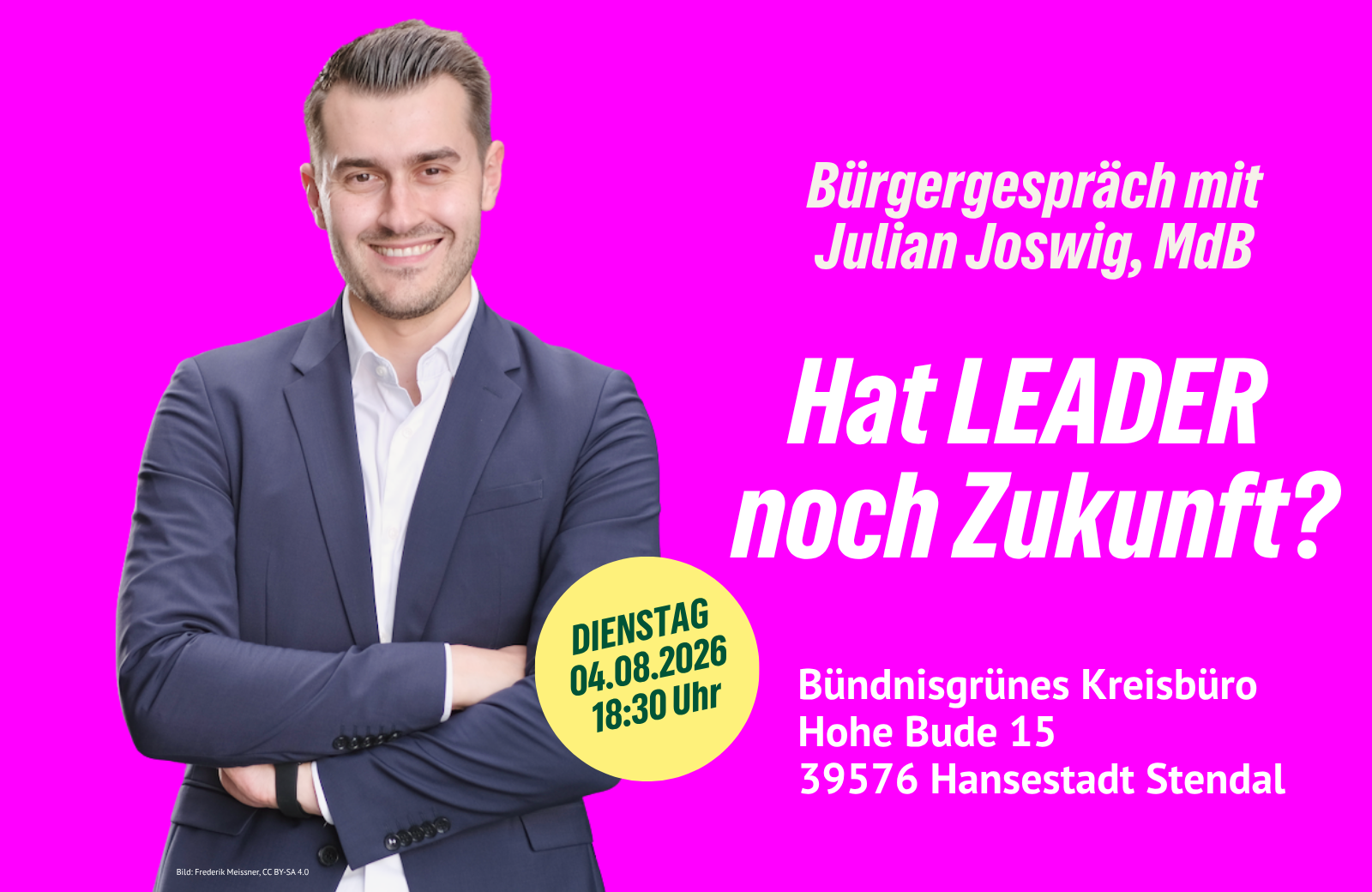 Hat LEADER noch Zukunft? Mit Julian Joswig.