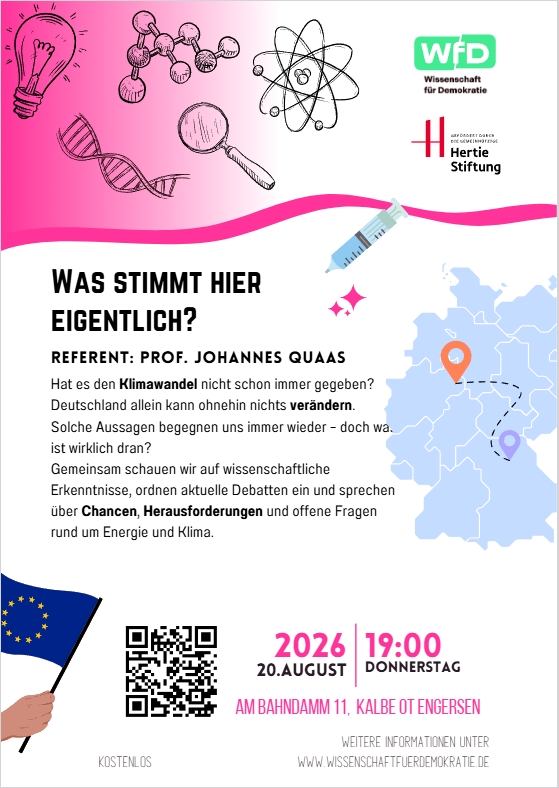 „Was stimmt hier eigentlich?" Ein Abend mit Wissenschaft für Demokratie