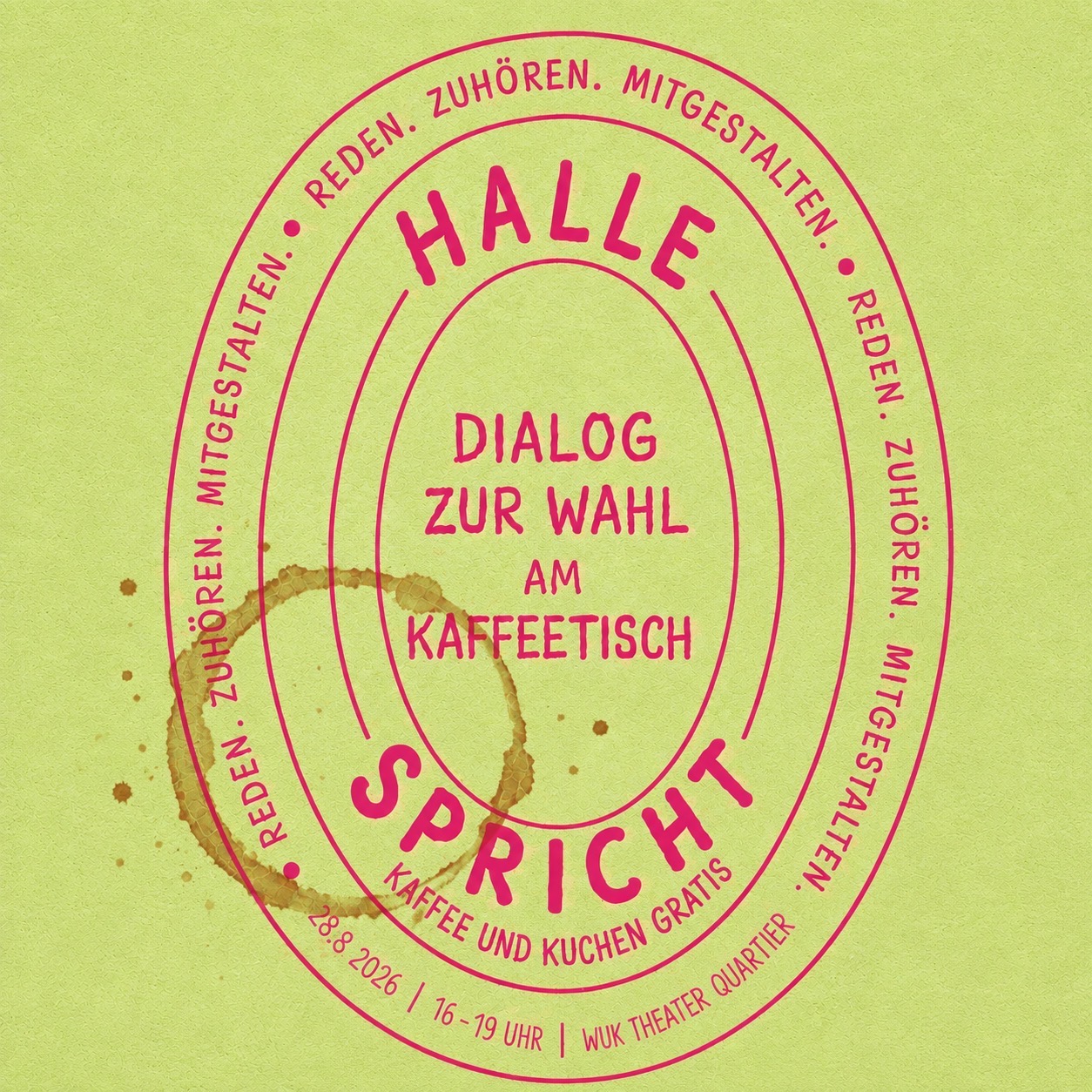 Halle spricht - Dialog zur Wahl am Kaffeetisch