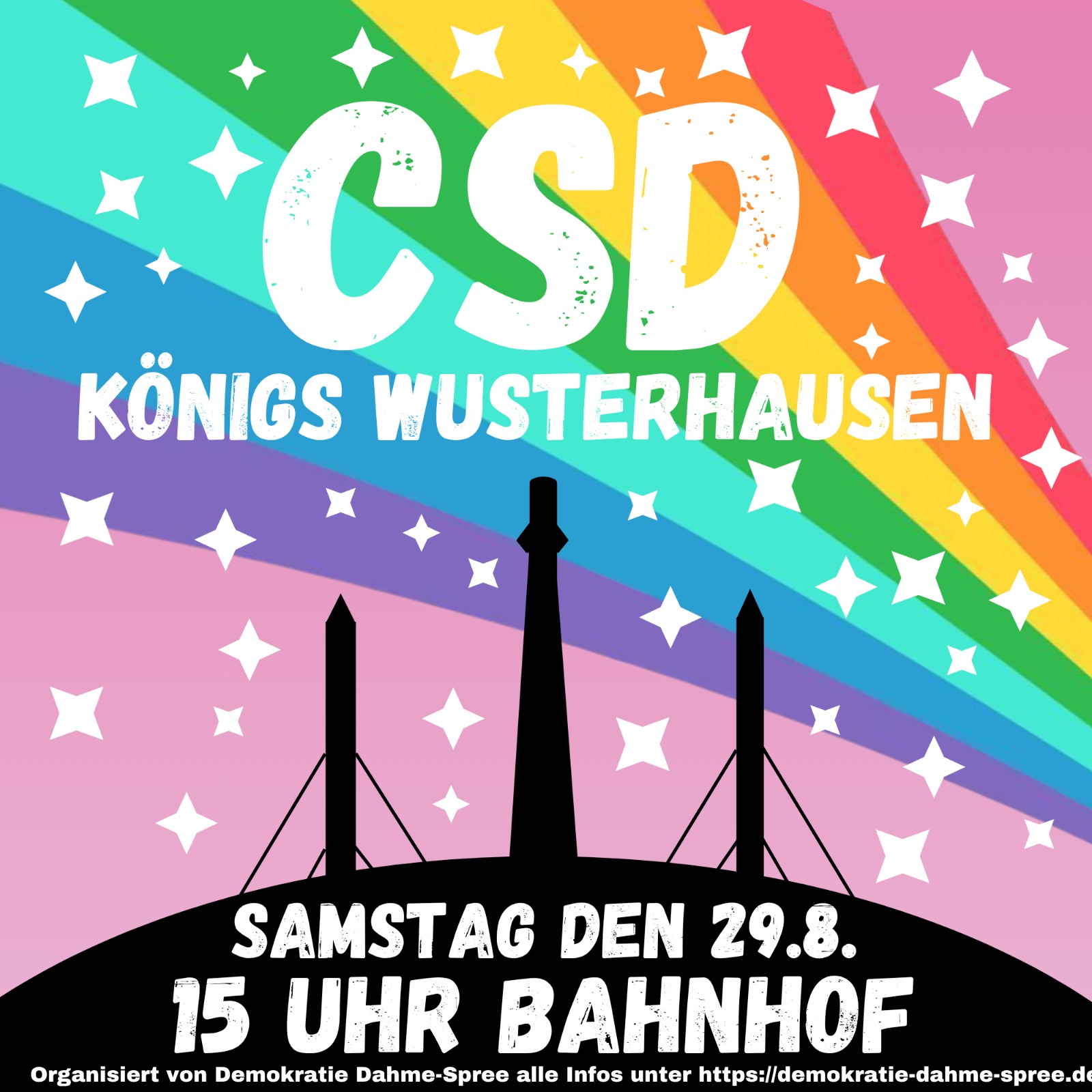 Der erste CSD in Königs Wusterhausen - 🌈Liebe statt Hass!🌈