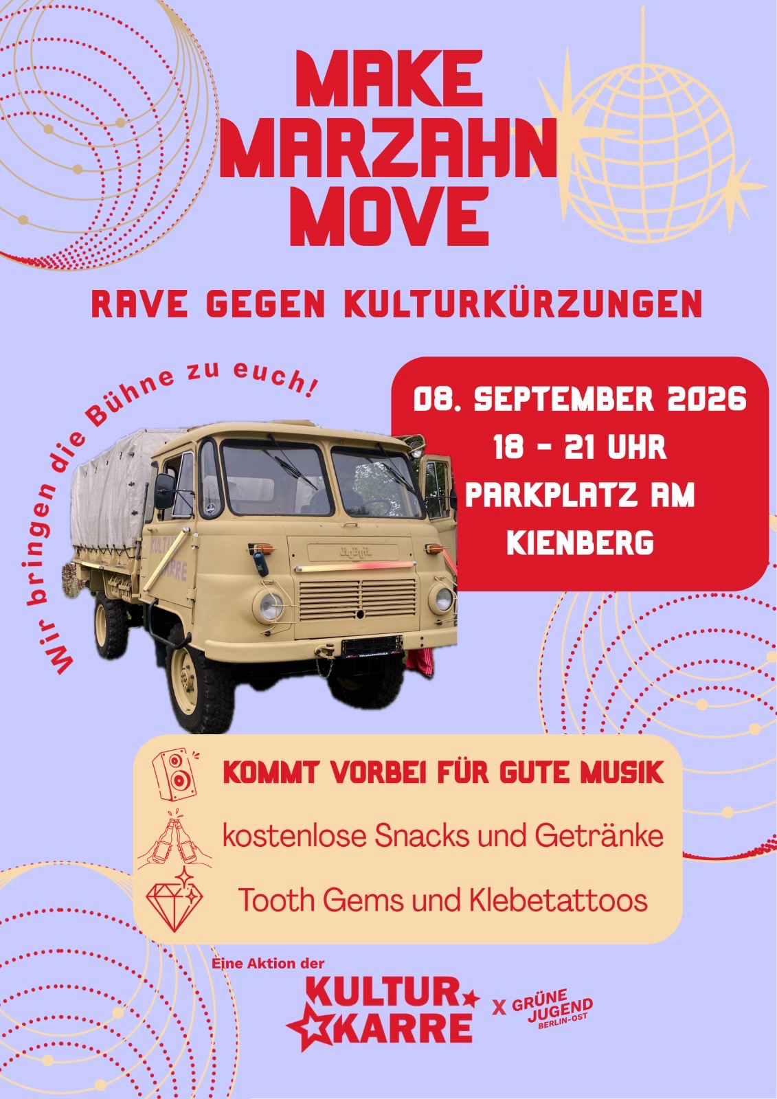 RAVE GEGEN KULTURKÜRZUNGEN