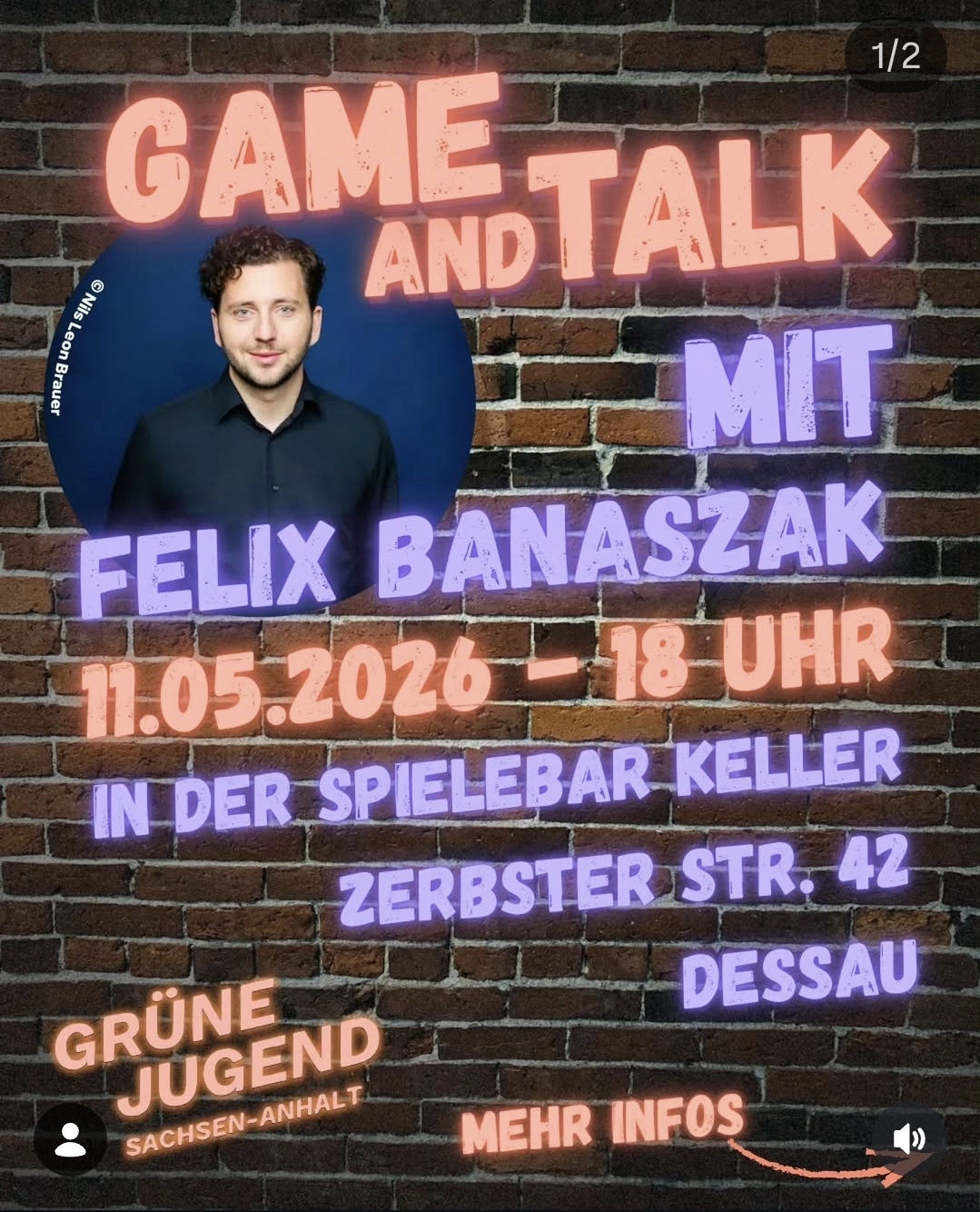 Game & Talk mit Felix Banaszak MdB