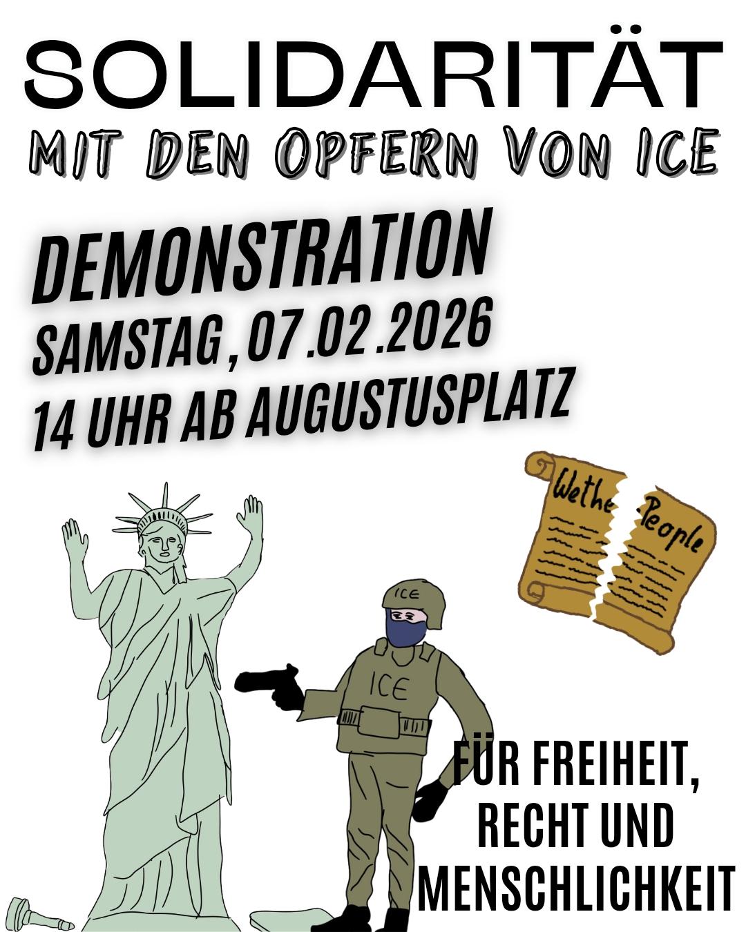Solidarität mit den Opfern von ICE in den USA