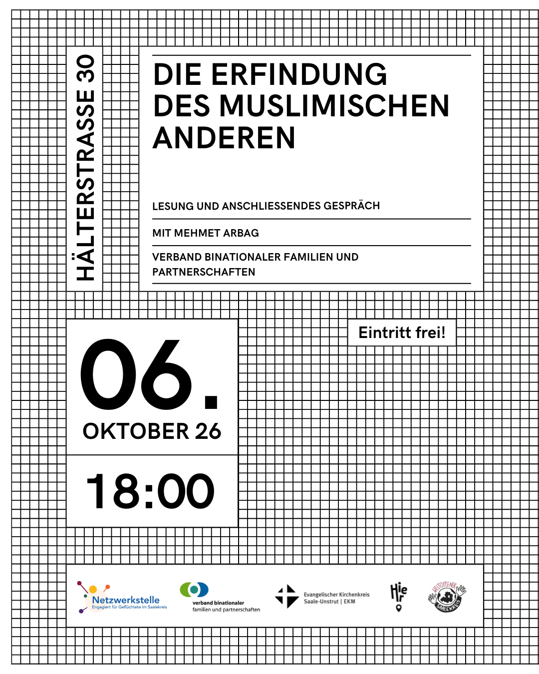 Lesung „Die Erfindung des muslimischen Anderen“