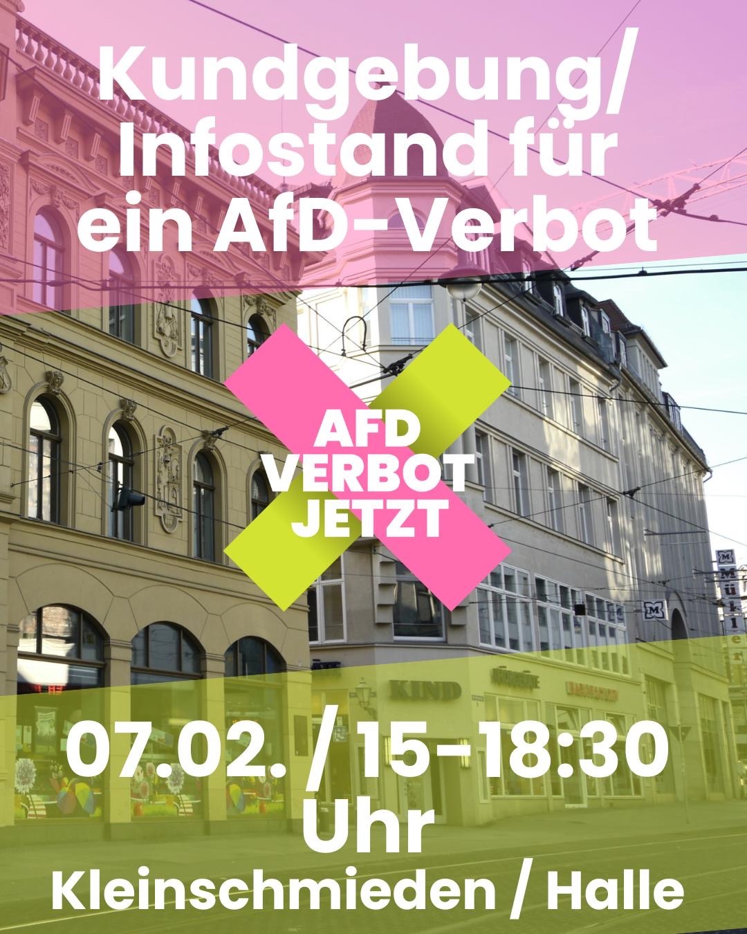 #AfD-Verbot: Info-Stand + Unterschriftensammlung