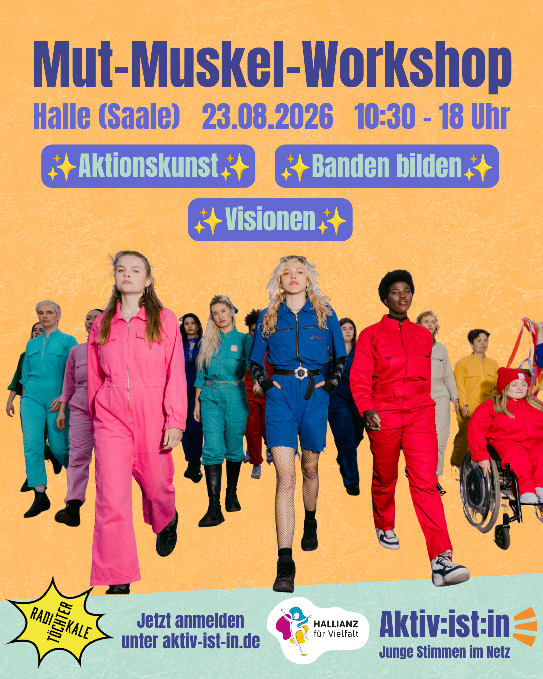 Mut-Muskel-Workshop mit Radikale Töchter