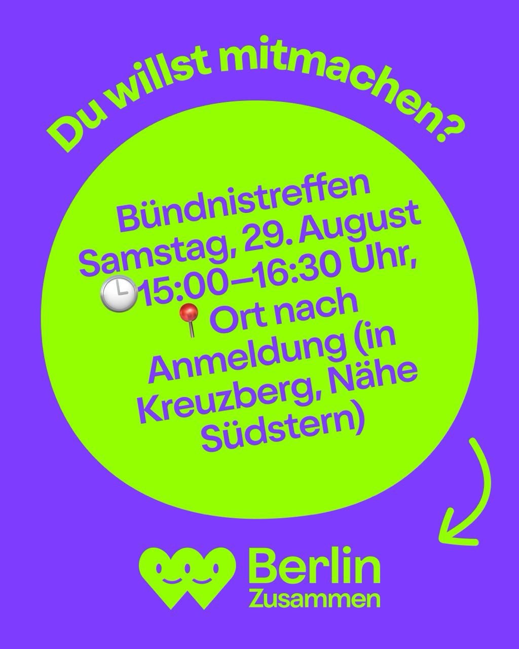 BerlinZusammen BÜNDNISTREFFEN